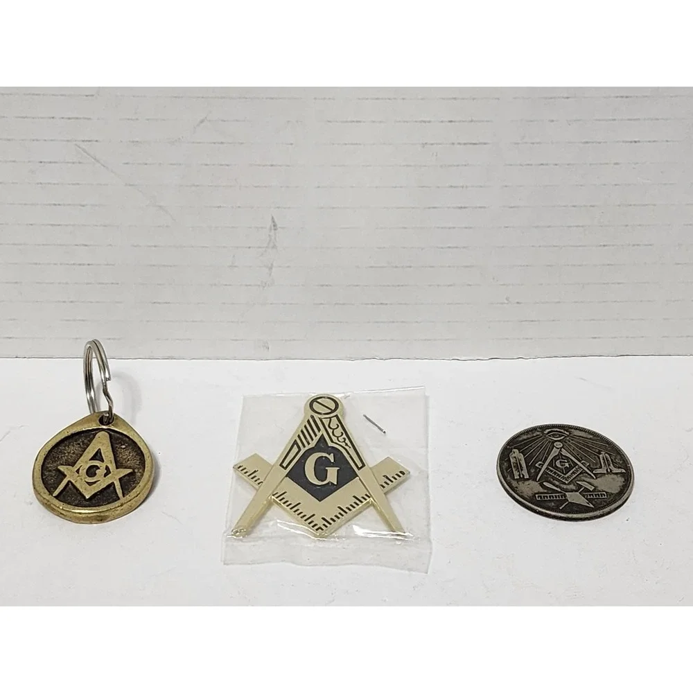 Antique 1894 Made A Mason Token Engraved Harmony Lodge No. 17‎ Walter G. Gleason
